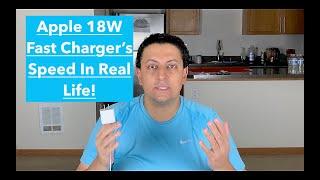 Apple 18W Fast Charger: Real Life Charging Speed.