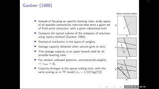 Learning and memory in brain networks: Insights from Statistical Physics  - Nicolas Brunel