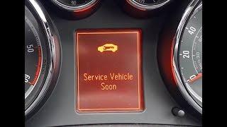 Vauxhall Insignia Service Vehicle Soon Message