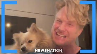 Pacific Palisades man finds his dog five days after home burned down | NewsNation Live