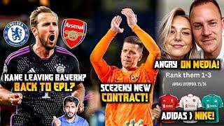 Szczesny Contract extension, Ter Stegen divorce issue, Kane back in EPL, Liverpool X Adidas