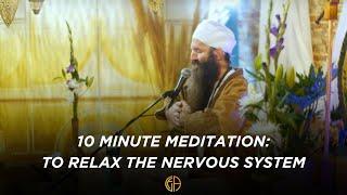 10 Minute Meditation To Relax The Nervous System