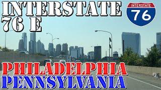 I-76 East - Philadelphia - Pennsylvania - 4K Highway Drive