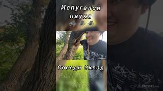 Испугался паука ️️️ #twitch #youtubeshorts #shorts #muhanjan #vatarls #follentass #юмор