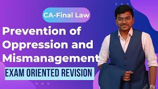 Prevention of Oppression and mismanagement Revision CA Final law