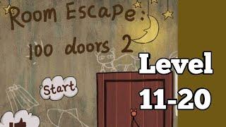 100 Doors Puzzle Challenge 2 Level 11-20 Walkthrough | Room Escape 100 Doors 2 | Android Gameplay.