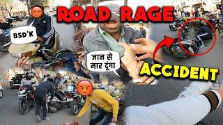 Extreme Road Rage | Wrong Side Accident | Gareeb Vlogs #shorts #motovlog