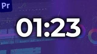 Countdown Timer in Adobe Premiere Pro