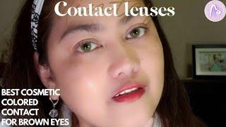 Minteye Cosmetic Colored Contact Lenses | For Brown Eyes |kneath 