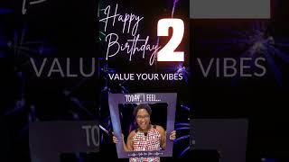 Happy Birthday Value Your Vibes