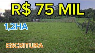 (VENDIDO)TERRENO RURAL EM MONJOLO 1,2 HA R$ 75 MIL