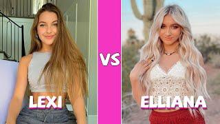 Lexi Rivera Vs Elliana Walmsley TikTok Dances Compilation