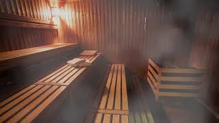 {ASMR} Sauna Steam Room Heat Spa- 1 Hour Ambience Tingle Sounds For Sleep Relax Study (NO TALKING)