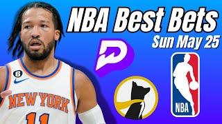 KNICKS VS PACERS BEST BETS!!! SUNDAY MAY 25 On PRIZEPICKS and UNDERDOG IN THE NBA 05/25/25