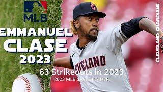 Emmanuel Clase 63 Strikeouts in 2023 | MLB highlights