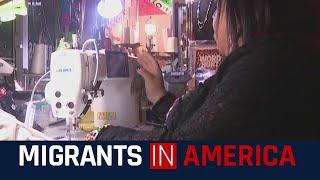 Migrant woman teaches others to sew | Migrants in America