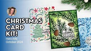 Hero Arts October 2024 : Christmas Card Kit