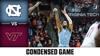 North Carolina vs. Virginia Tech Condensed Game | 2024-25 ACC Men's Basketball