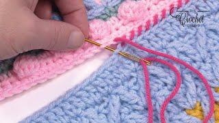 How to Easily Whip Stitch Panels Together - Invisible Join