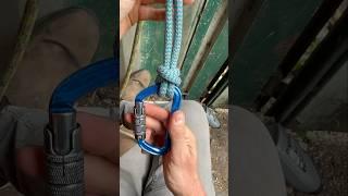 Bull hitch on a loop # knots #rope #climbing #climb