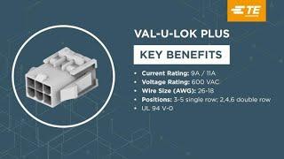 VAL-U-LOK PLUS Connectors | TE Connectivity