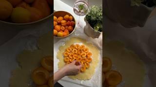 Самый вкусный абрикосовый пирог. Галета с абрикосами 