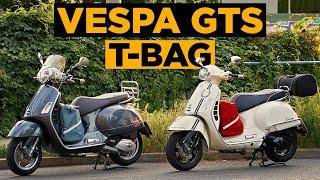 Vespa GTS T-Bag tunnel bag test