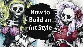 EASY ART TECHNIQUES | Develop Your Art Style | Art Tips for Beginners