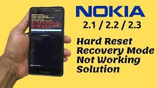 Nokia 2.1 Restart Problem | Hard Reset | Hang on Logo | Nokia Recovery Mode No Command Solution