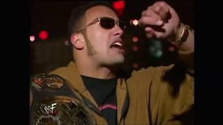 Raw-The Rock throws Stone Cold Steve Austin off a Bridge 04-12-1999