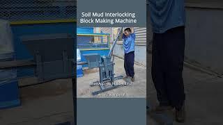 Manual Compressed Earth Interlocking Soil Brick Machine #brickmachine