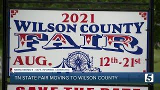 Tennessee State Fair is moving to Lebanon, merging with the Wilson County Fair