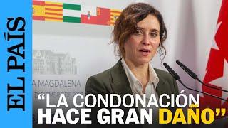 CONFERENCIA PRESIDENTES | Ayuso:"Si quieren romper la unidad de España que lo pongan en un programa"