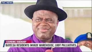 Bayelsa Residents Invade Warehouse, Loot Palliatives Over Economic Hardship