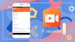 Free V Recorder with audio& Video Editor