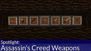 Assassin's Creed Style Weapons Addon for Minecraft PE