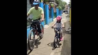 Father and Daughter - Bicycle 