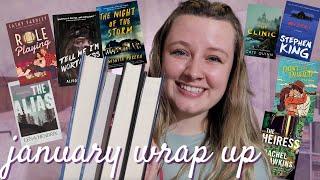 i read 18 books in january, and here are my thoughts on them  || monthly WRAP UP