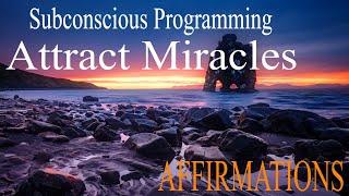 MANIFEST MAGIC & Opportunities | I AM Affirmations While You Sleep | Subliminal Programming Wealth