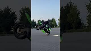 Little Suprise on the Crotch rocket #redrocket #motorcycle #kawasaki #bikelife #viral #kawasakininja