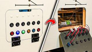 Build your own folding control panel for your model railroad layout - DIY | Building report part 26