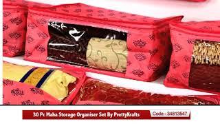 Homeshop18.com - 30 Pc Maha Storage Organiser Set By PrettyKrafts