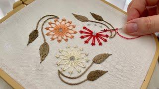 Simple Needle Work Tips for Easy and Beautiful Embroidery Designs / Flower Embroidery For Beginners