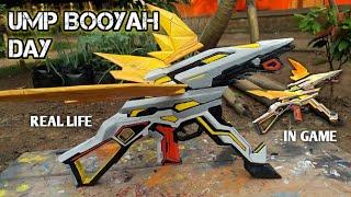 MENCOBA MEMBUAT UMP BOOYAH DAY !!! (EVO GUN)| DARI KAYU | DI GAME FREE FIRE