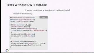 Google I/O 2013 - Demystifying MVP and EventBus in GWT