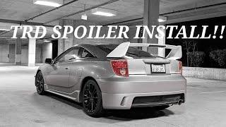 MITCH DORE | Celica GT-S Tsunami TRD Spoiler Test Fit