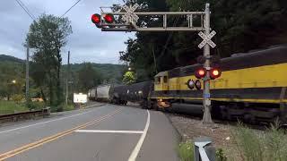 NYSW SD45 #3618 Leading WS-4 at Smith Mills - 07/29/2022