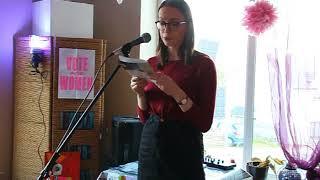 Rachel Brady reads a story from 'In Her Shoes'