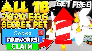 ALL 177 FREE Secret FireWork Pet Codes In Bubble Gum Simulator! Roblox