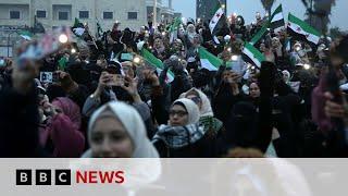 Syrians living in Europe celebrate fall of Assad after fleeing civil war | BBC News